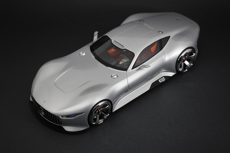 Illustration for article titled Pinnacle Piece: Mercedes-Benz AMG Vision Gran Turismo from Model 777